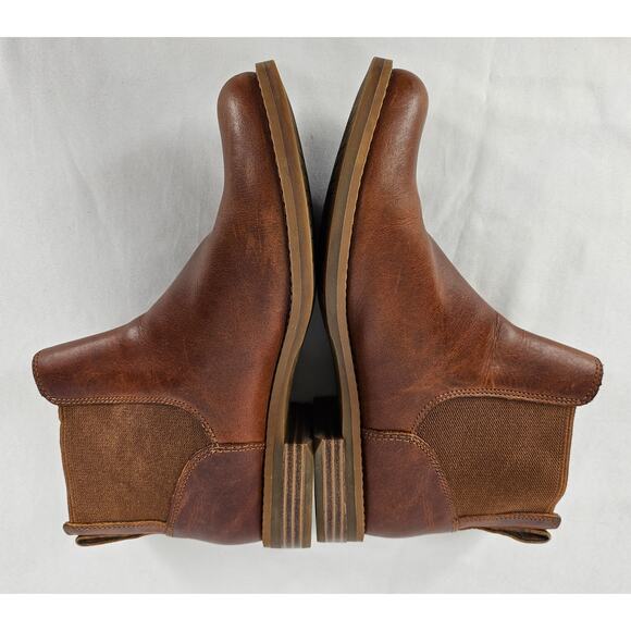 TIMBERLAND WOMEN'S LIGHT BROWN MAGBY LOW CHELSEA BOOTS – US SIZE 7, STYLE A1HT6 - Picture 9 of 10